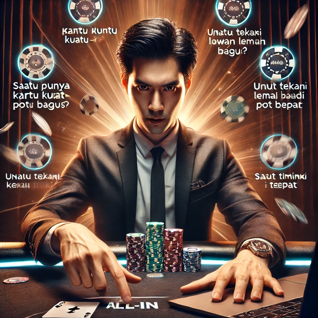 Kapan Waktu Terbaik untuk All-In di Poker Online? Ini Jawabannya