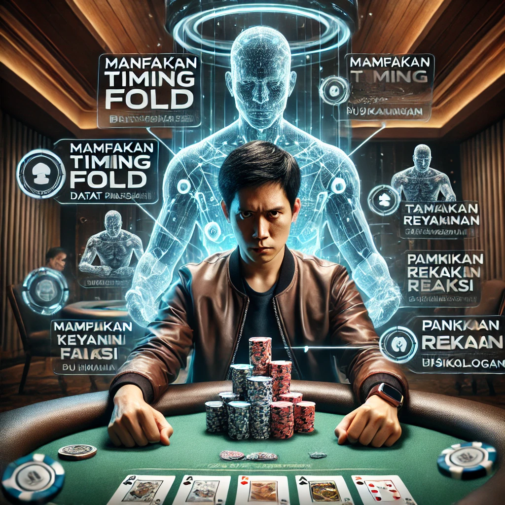 Cara Membuat Lawan Fold saat Bermain Poker Online dengan Teknik Tekanan Psikologis