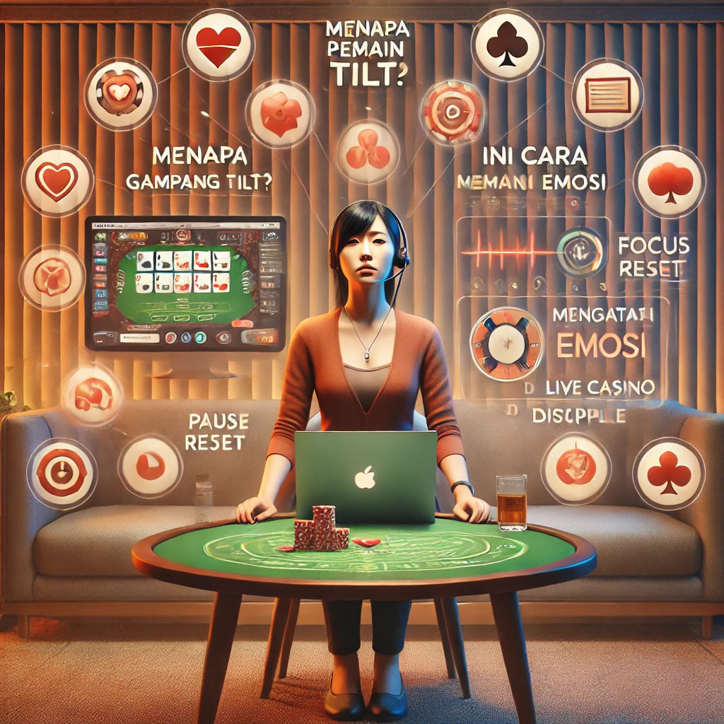 Mengapa Pemain Gampang Tilt? Ini Cara Mengatasi Emosi di Live Casino