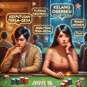 Live Casino : Terlalu Tergesa-gesa untuk Masuk ke Setiap Putaran