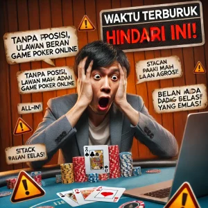 Poker Online : Waktu Terburuk untuk All-In (Hindari Ini!)