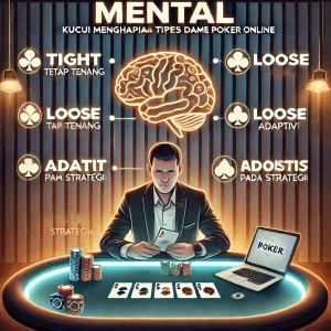 Poker Online : Mental: Kunci Menghadapi Semua Tipe