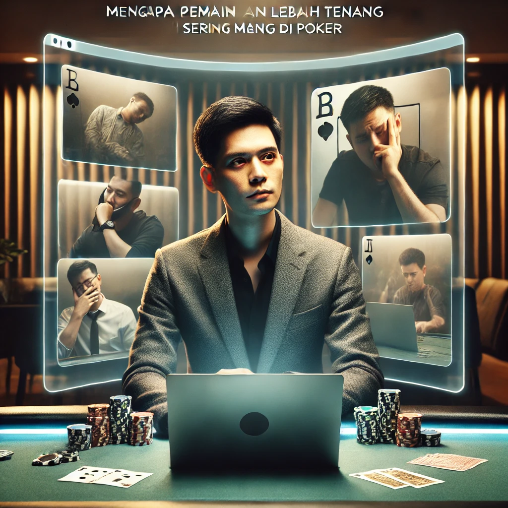 Mengapa Pemain Tenang Lebih Sering Menang di Poker Online