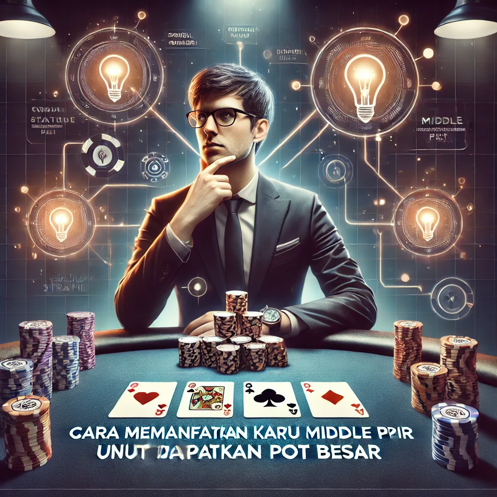 Cara Memanfaatkan Kartu Middle Pair untuk Mendapatkan Pot Besar