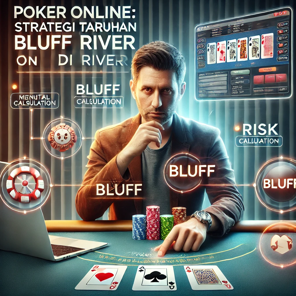 Poker Online: Strategi Taruhan Bluff di River