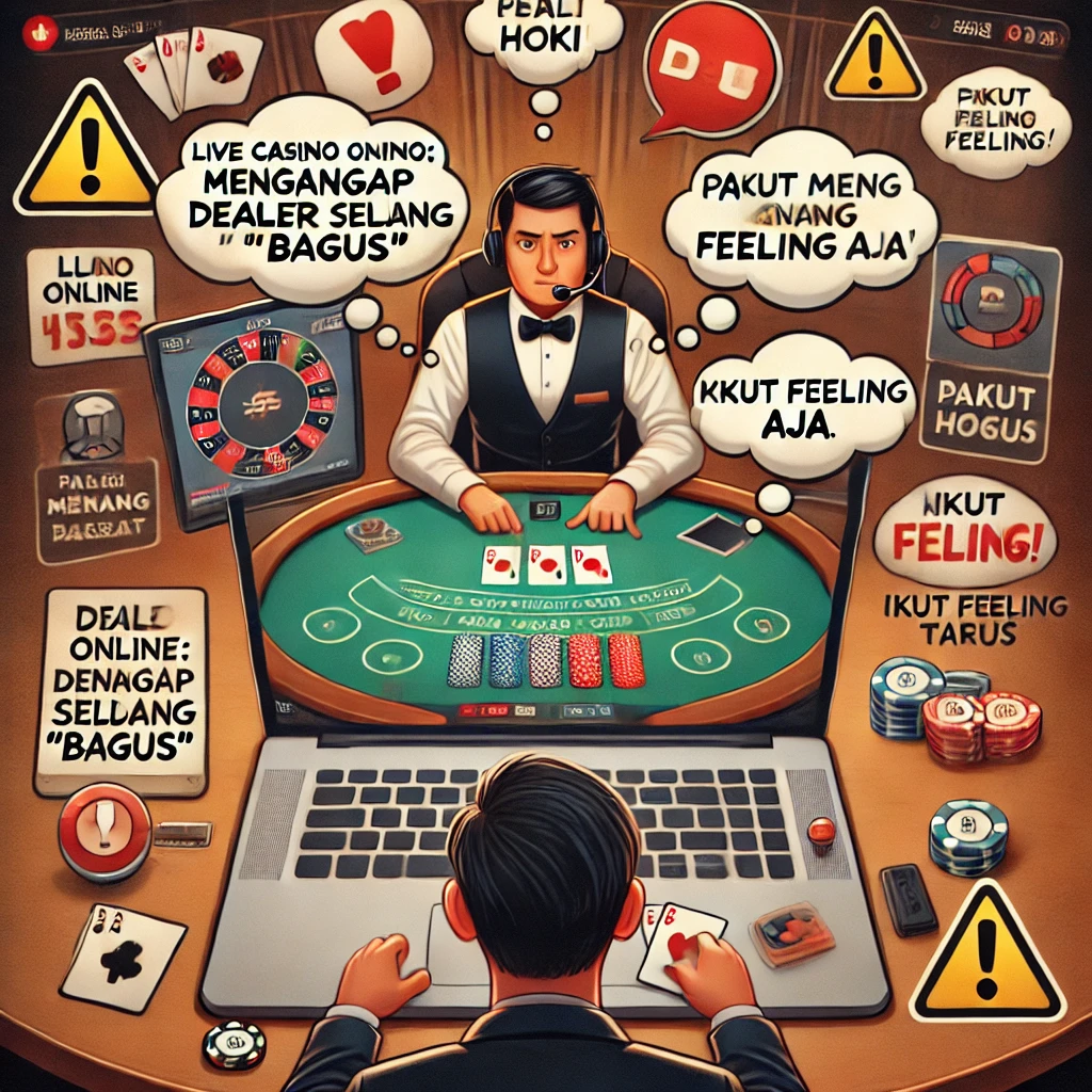 Live Casino Online: Kesalahan Menganggap Dealer Sedang “Bagus”