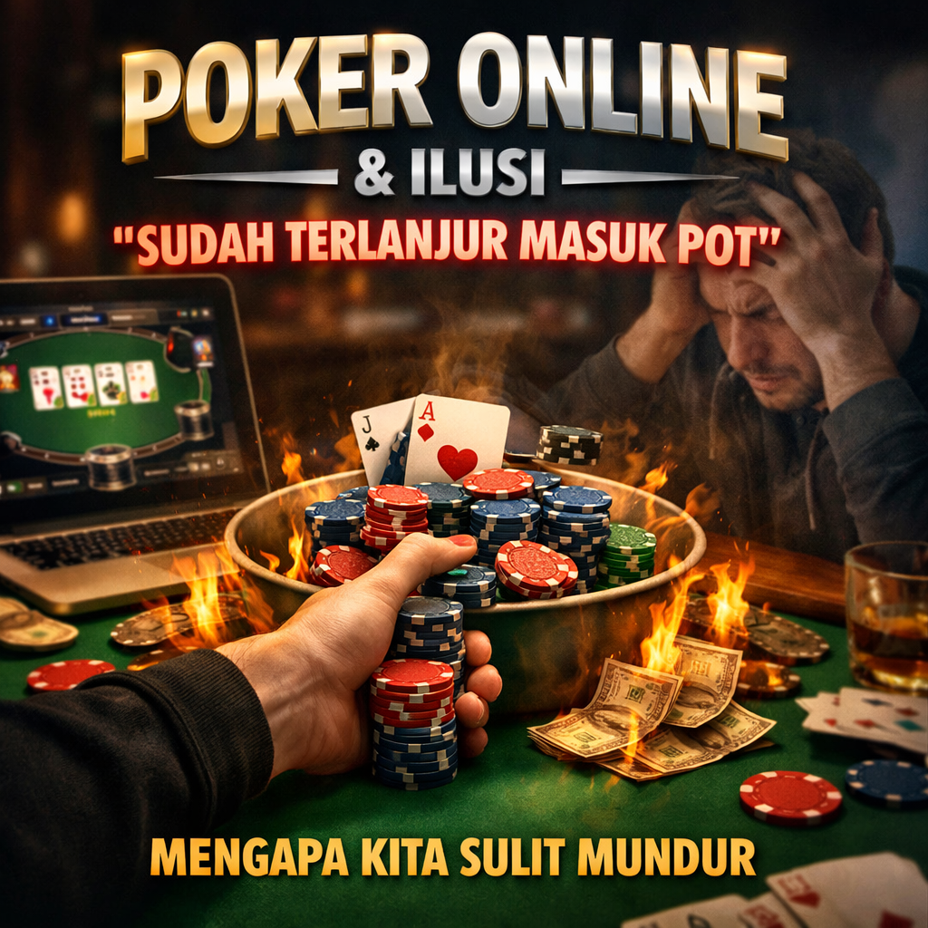 Poker Online dan Ilusi “Sudah Terlanjur Masuk Pot”: Mengapa Kita Sulit Mundur