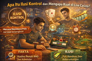 Live Casino Online : Apa Itu Ilusi Kontrol dan Mengapa Kuat di Live Casino?