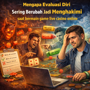 Live Casino Online : Mengapa Evaluasi Diri Sering Berubah Jadi Menghakimi?