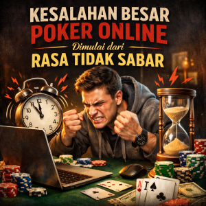 Poker Online : Kesalahan Besar Dimulai dari Rasa Tidak Sabar