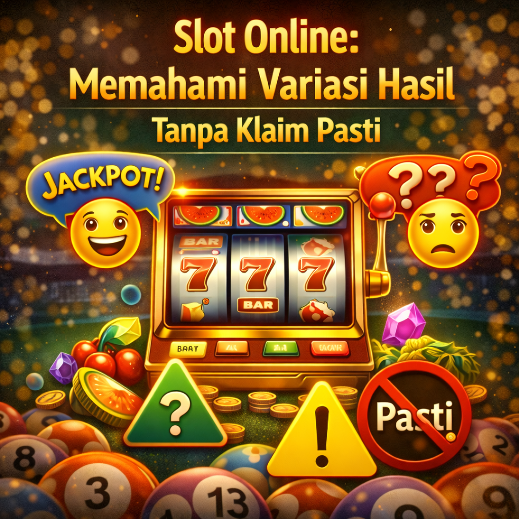 Slot Online: Memahami Variasi Hasil Tanpa Klaim Pasti