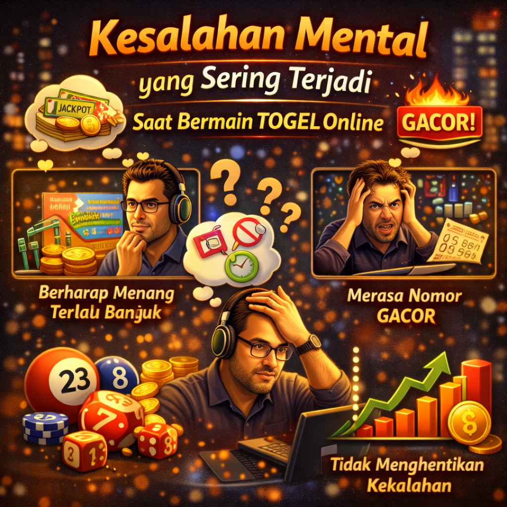 Kesalahan Mental yang Sering Terjadi Saat Bermain Togel Online