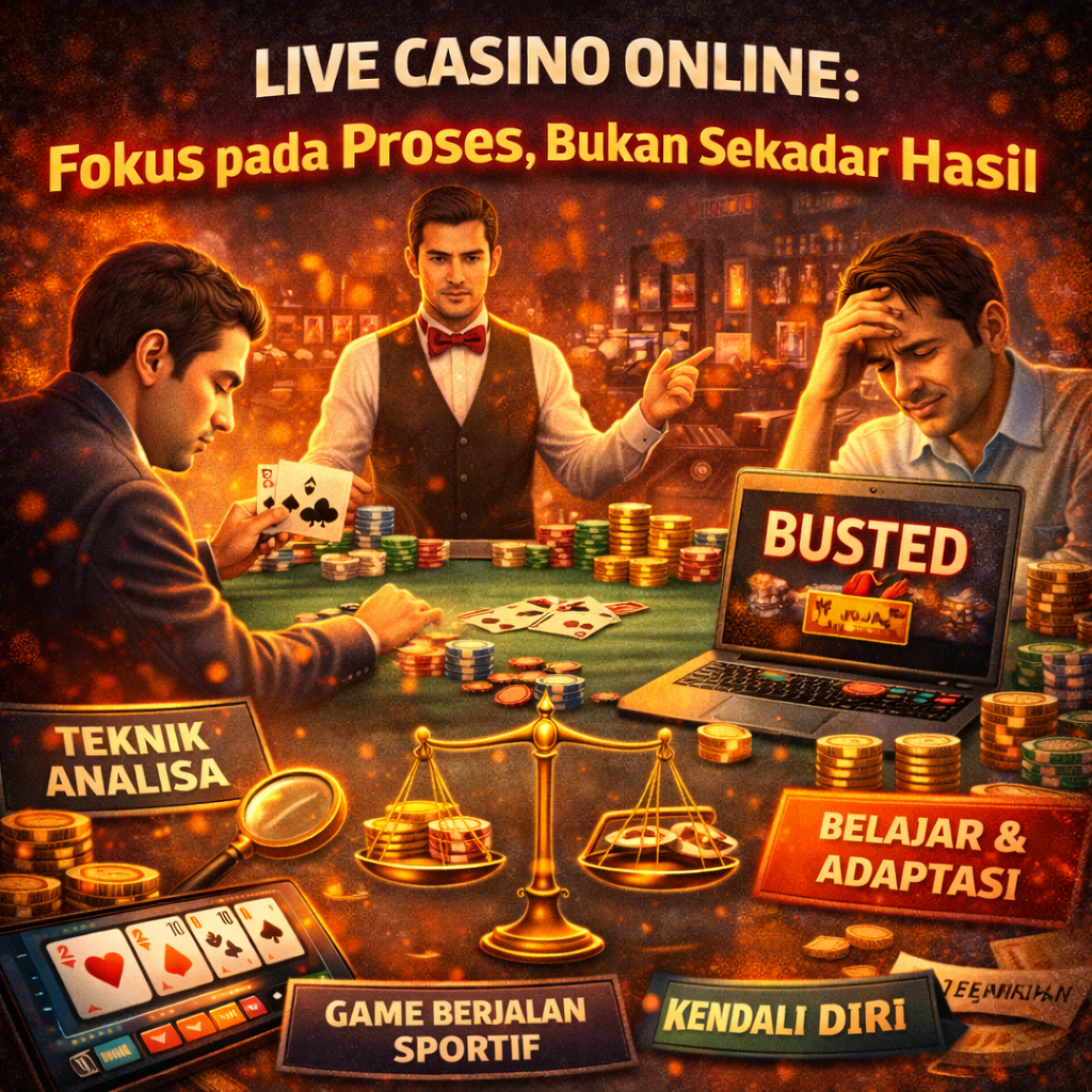 Live Casino Online: Fokus pada Proses, Bukan Sekadar Hasil