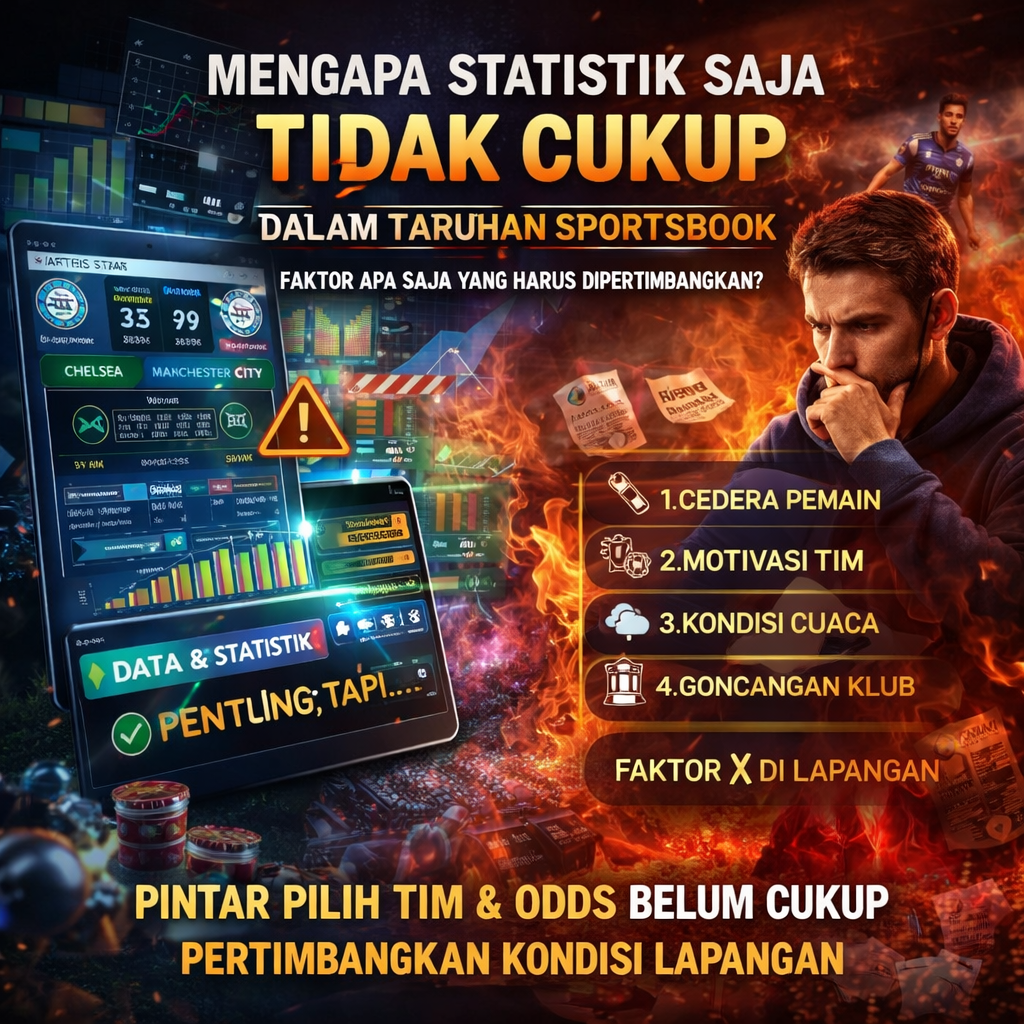 Mengapa Statistik Saja Tidak Cukup dalam Taruhan Sportsbook