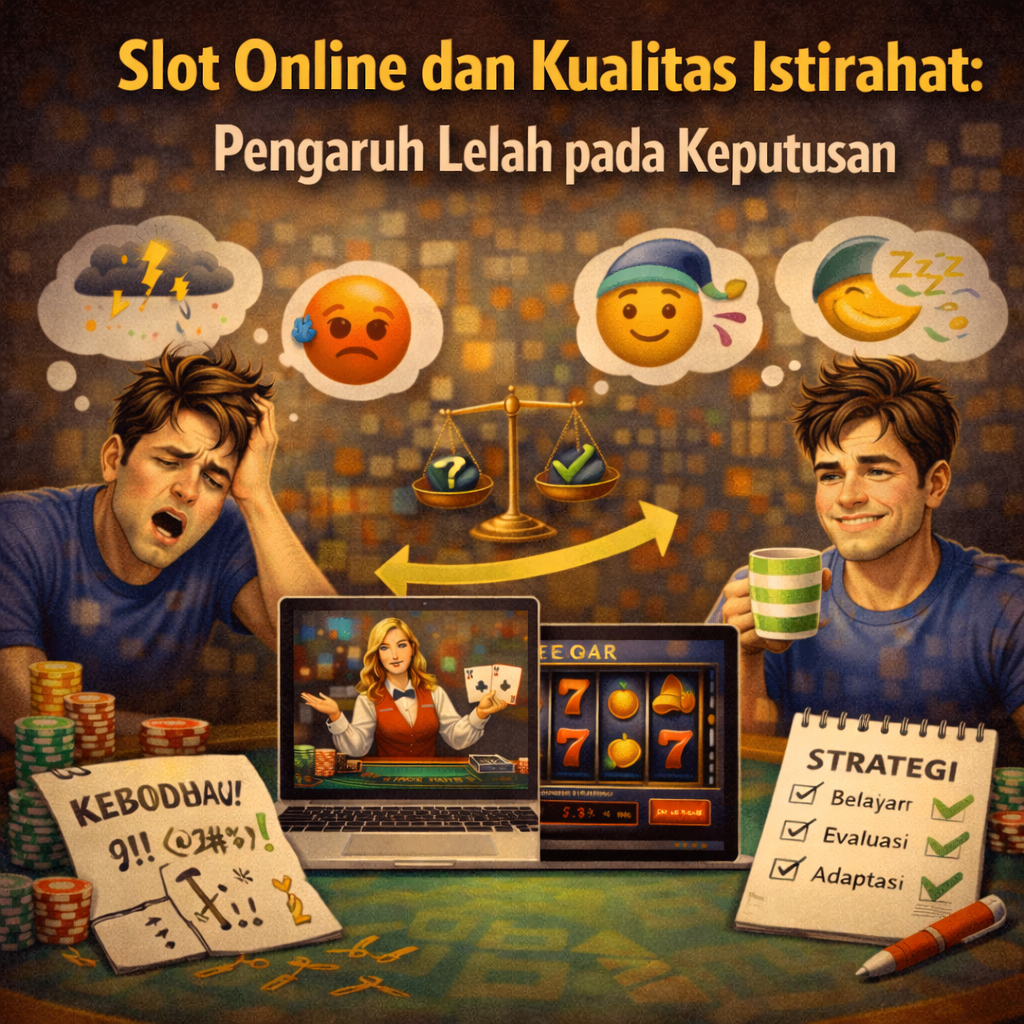 Slot Online dan Kualitas Istirahat: Pengaruh Lelah pada Keputusan