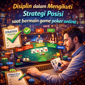 Poker Online : Disiplin dalam Mengikuti Strategi Posisi