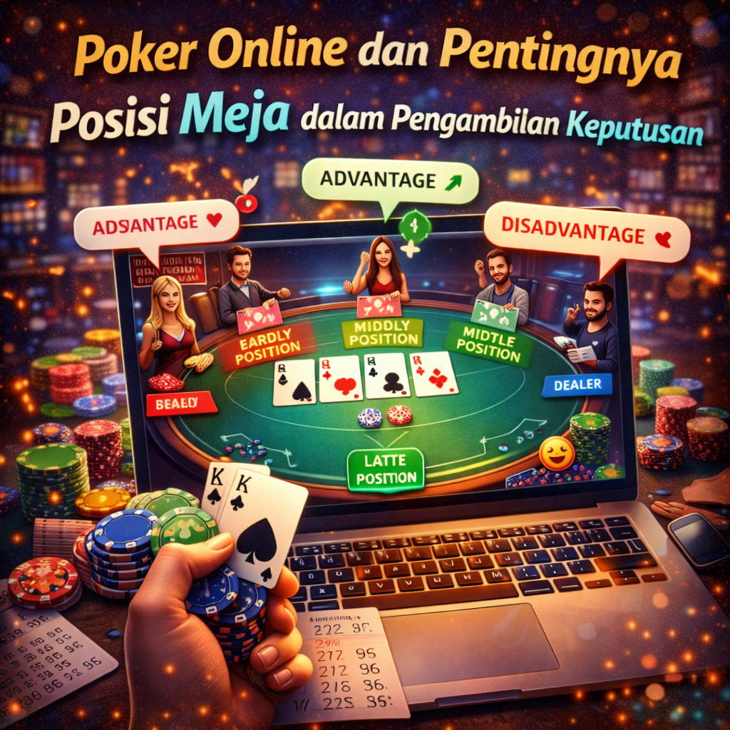 Poker Online dan Pentingnya Posisi Meja dalam Pengambilan Keputusan