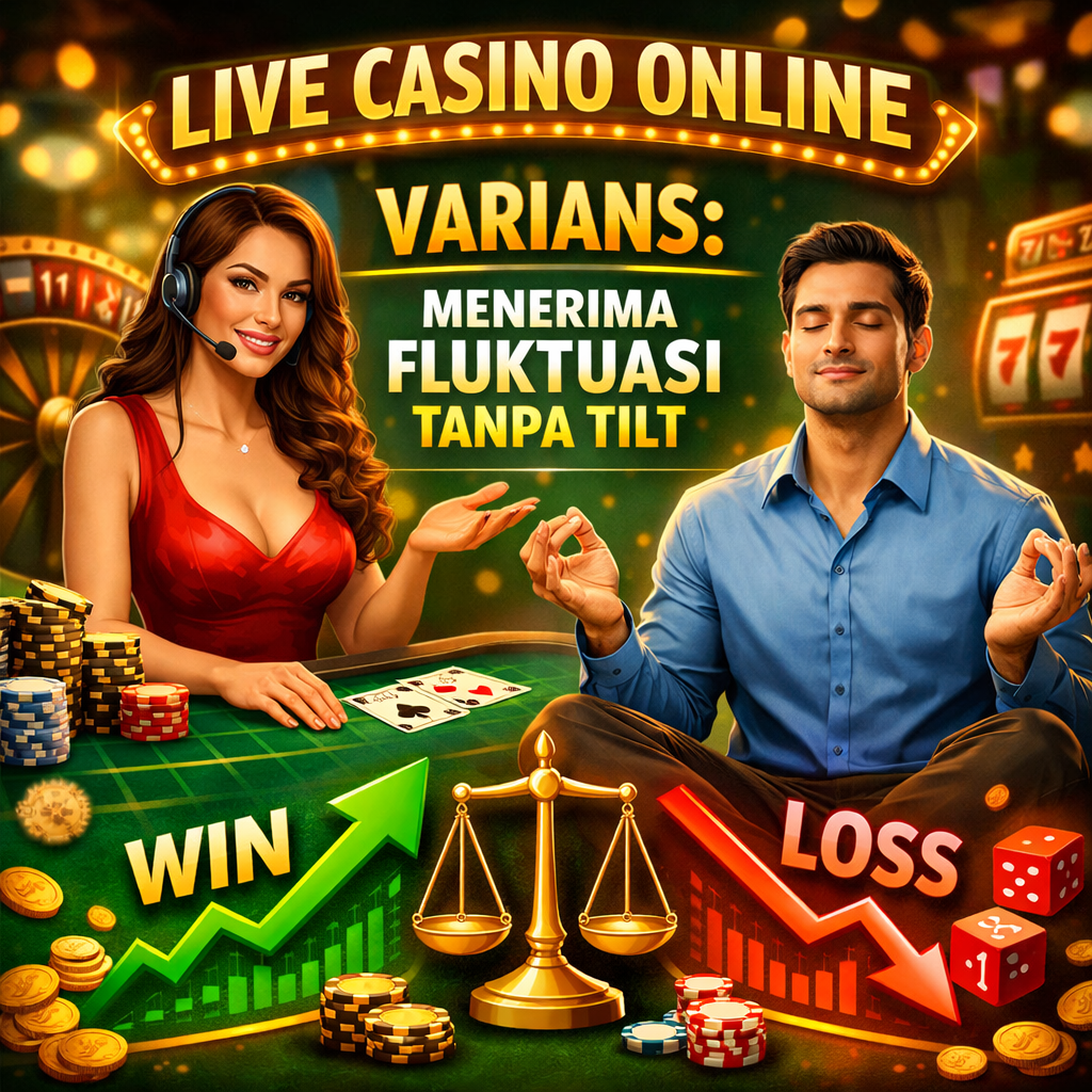 Live Casino Online dan Varians: Menerima Fluktuasi Tanpa Tilt